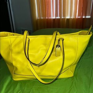 Yellow Coach Tote